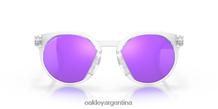 Oakley hstn NBFV421002 gafas lentes prizm violeta, montura transparente mate