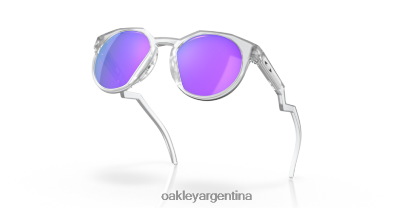 Oakley hstn NBFV421002 gafas lentes prizm violeta, montura transparente mate