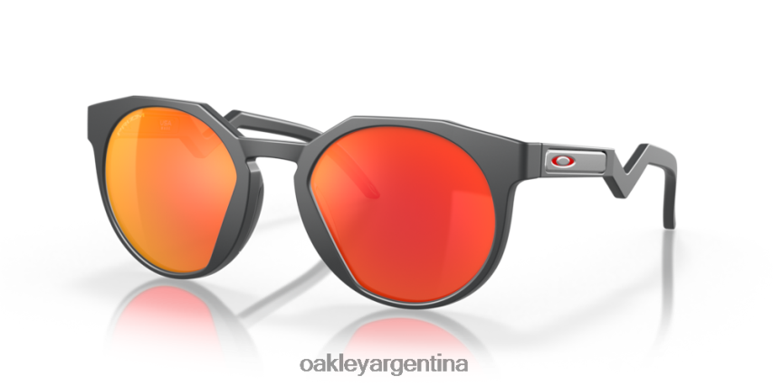 Oakley hstn NBFV421003 gafas Lentes Prizm Ruby, montura de carbono mate.