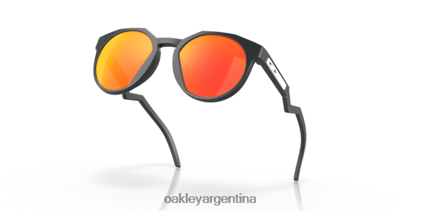 Oakley hstn (ajuste de puente bajo) NBFV421009 gafas Lentes Prizm Ruby, montura de carbono mate.