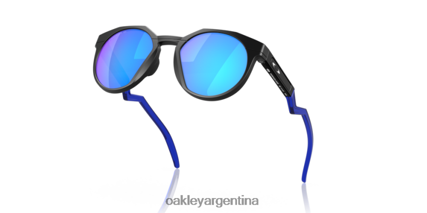 Oakley hstn (ajuste de puente bajo) NBFV42782 gafas lentes polarizadas prizm sapphire, montura negra mate