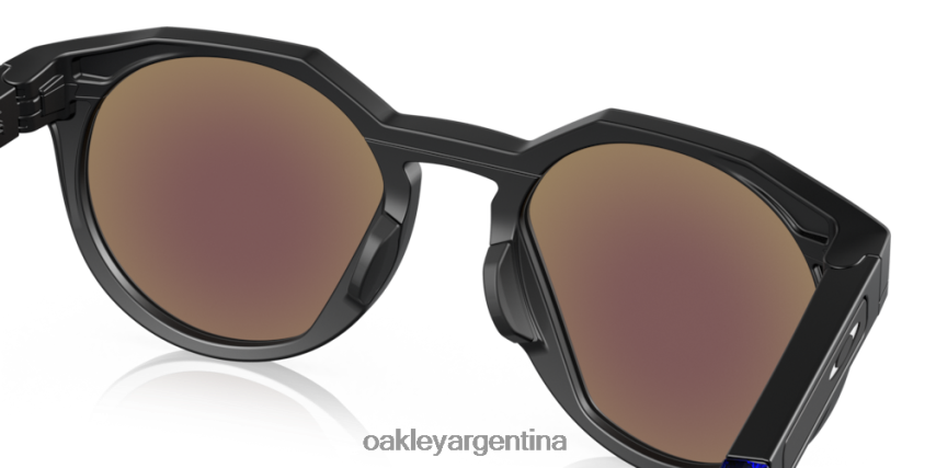 Oakley hstn (ajuste de puente bajo) NBFV42782 gafas lentes polarizadas prizm sapphire, montura negra mate