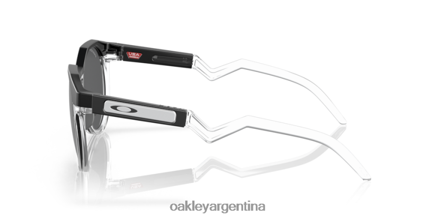 Oakley hstn (ajuste de puente bajo) NBFV42783 gafas lentes prizm polarizadas negras, montura negra mate