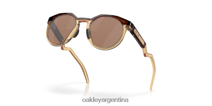 Oakley kylian mbappé firma serie hstn NBFV42786 gafas Lentes Prizm de tungsteno, montura ámbar oscuro/curry claro.