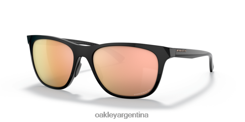 Oakley línea guía NBFV421072 gafas lentes polarizadas prizm oro rosa, montura negra pulida