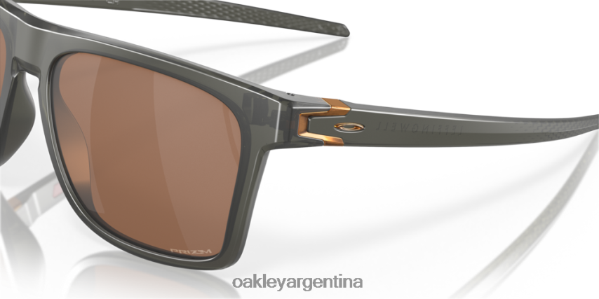 Oakley leffingwell NBFV42181 gafas Lentes Prizm de tungsteno, montura gris humo mate.