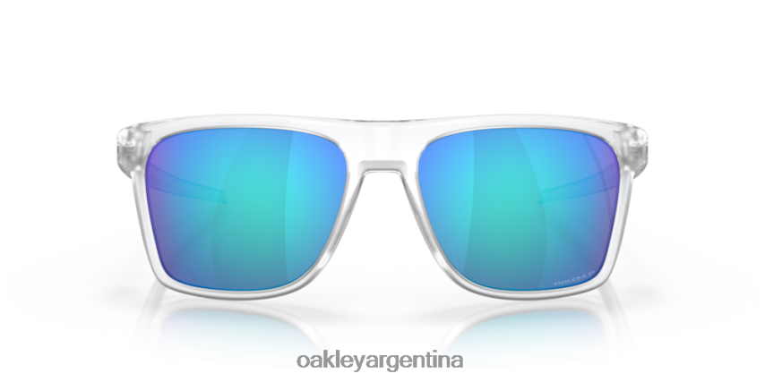 Oakley leffingwell NBFV42186 gafas lentes polarizadas prizm sapphire, montura transparente mate