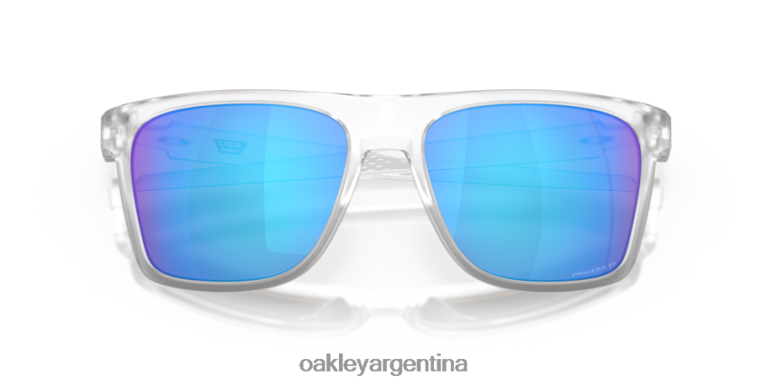 Oakley leffingwell NBFV42186 gafas lentes polarizadas prizm sapphire, montura transparente mate