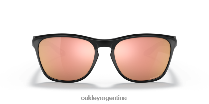 Oakley mansión NBFV421092 gafas Lentes Prizm de oro rosa, montura negra pulida.