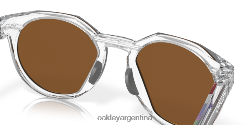 Oakley metal hstn NBFV42880 gafas lentes prizm violeta, montura transparente mate