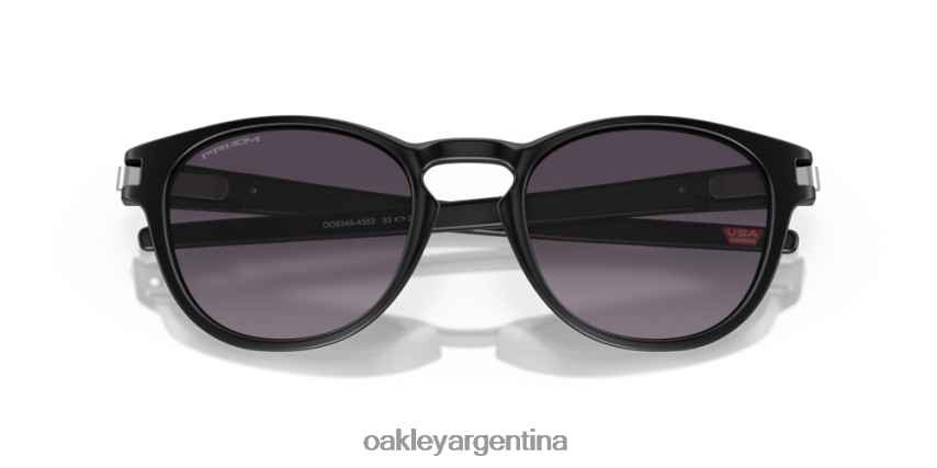 Oakley pestillo (ajuste de puente bajo) NBFV42908 gafas lentes prizm gris degradado, montura negra mate