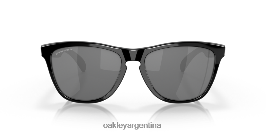 Oakley pieles de rana (ajuste de puente bajo) NBFV42809 gafas lentes prizm negras, montura negra pulida