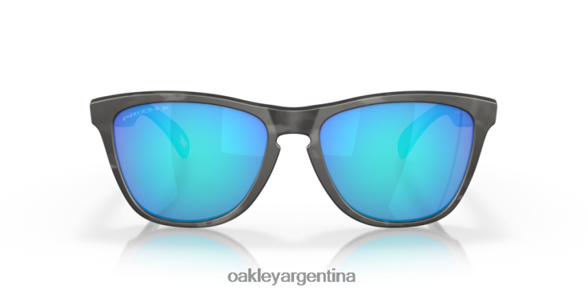 Oakley pieles de rana (ajuste de puente bajo) NBFV42821 gafas lentes polarizadas prizm sapphire, montura carey negro mate