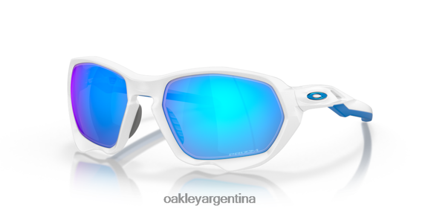 Oakley plasma NBFV42265 gafas lentes prizm zafiro, montura blanca mate