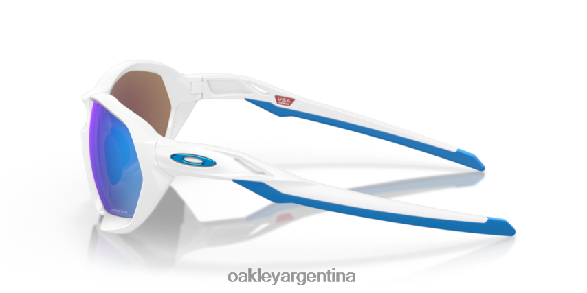 Oakley plasma NBFV42265 gafas lentes prizm zafiro, montura blanca mate
