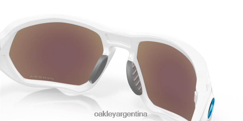Oakley plasma NBFV42265 gafas lentes prizm zafiro, montura blanca mate
