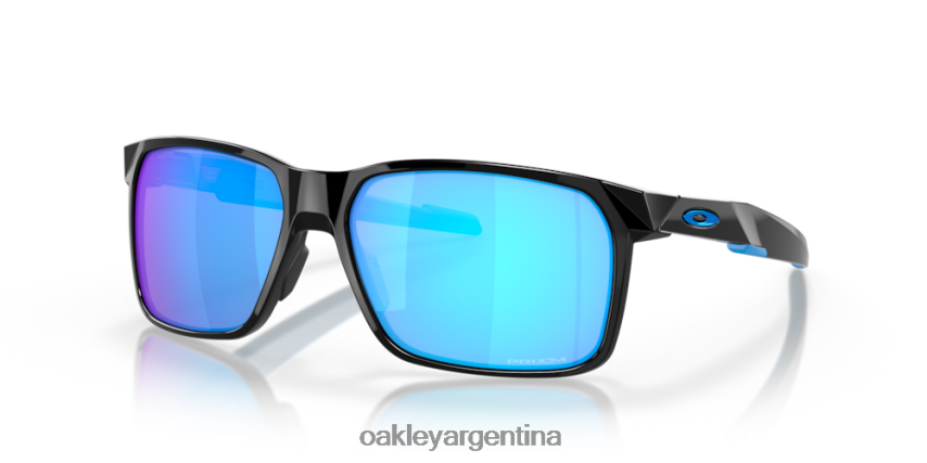 Oakley portal x NBFV42340 gafas Lentes Prizm de zafiro, montura negra pulida.