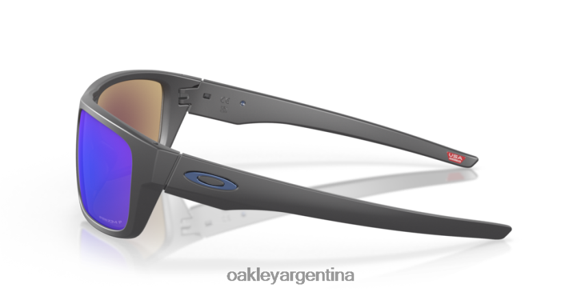 Oakley punto de entrega NBFV42500 gafas lentes polarizadas prizm sapphire, montura gris oscuro mate