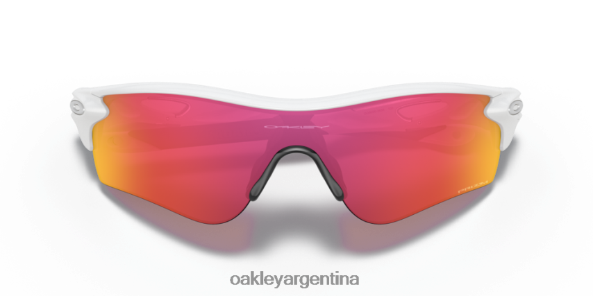 Oakley ruta de bloqueo de radar (ajuste de puente bajo) NBFV42701 gafas Lentes Prizm Field, montura blanca pulida.