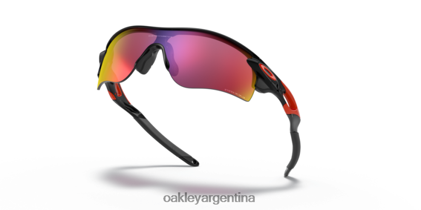 Oakley ruta de bloqueo de radar (ajuste de puente bajo) NBFV42704 gafas Lentes Prizm Road, montura negra pulida.