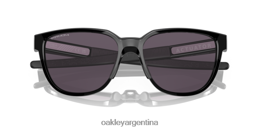 Oakley solenoide NBFV42830 gafas lentes gris prizm, montura negra pulida