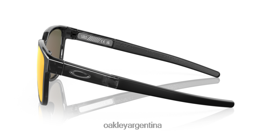 Oakley solenoide NBFV42834 gafas Lentes polarizadas Prizm Ruby, montura carey negra.