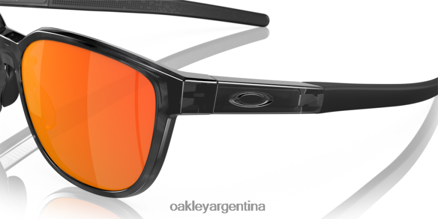 Oakley solenoide NBFV42834 gafas Lentes polarizadas Prizm Ruby, montura carey negra.