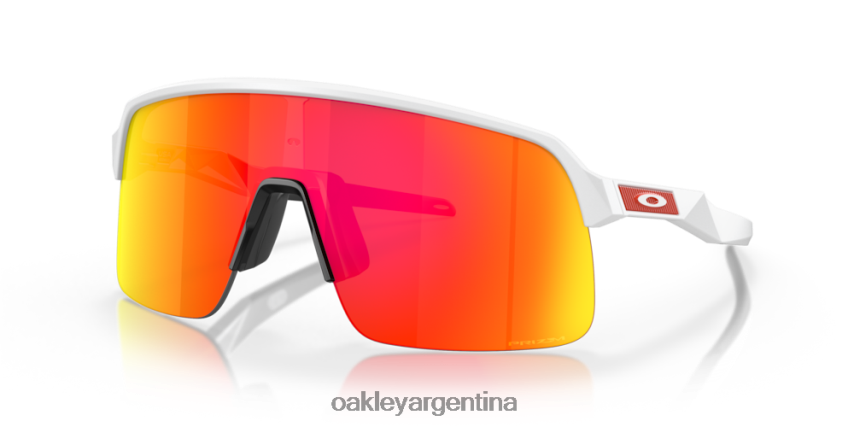 Oakley sutro lite NBFV42228 gafas Lentes prizm ruby, montura blanco mate.