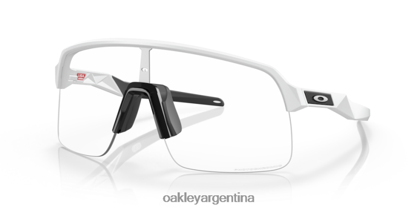 Oakley sutro lite NBFV42231 gafas Lentes fotocromáticas de iridio de transparente a negro, montura blanca mate