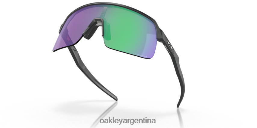Oakley sutro lite (ajuste de puente bajo) NBFV42448 gafas lentes prizm jade, montura de carbono mate
