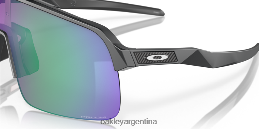 Oakley sutro lite (ajuste de puente bajo) NBFV42448 gafas lentes prizm jade, montura de carbono mate