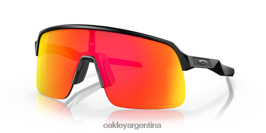 Oakley sutro lite (ajuste de puente bajo) NBFV42449 gafas Lentes prizm ruby, montura negra mate.