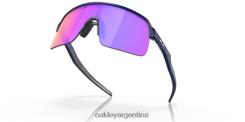 Oakley sutro lite (ajuste de puente bajo) NBFV42451 gafas Lentes prizm trail, montura azul marino mate