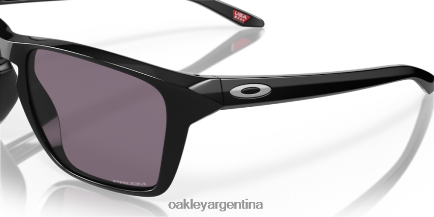 Oakley sylas (ajuste de puente bajo) NBFV42958 gafas lentes gris prizm, montura negra pulida