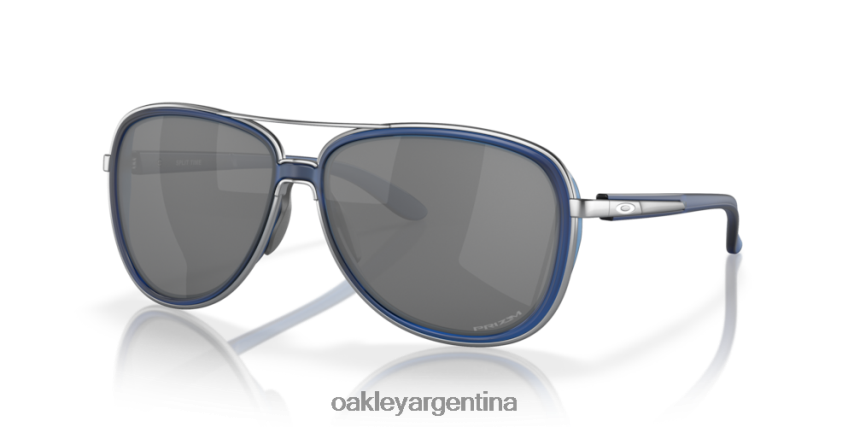 Oakley tiempo fraccionado NBFV42443 gafas lentes prizm negro, montura azul transparente mate