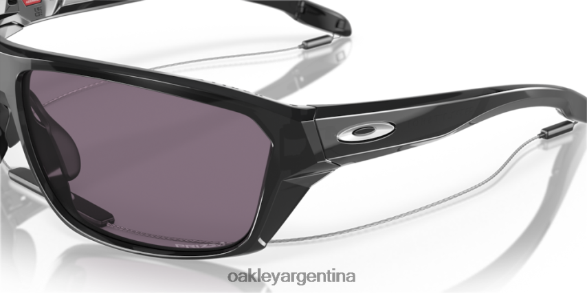 Oakley tiro dividido NBFV42305 gafas lentes prizm gris, montura tinta negra
