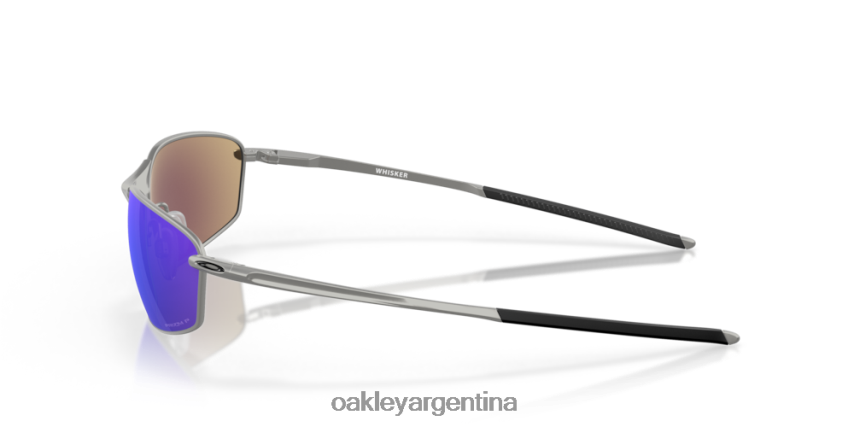 Oakley bigote NBFV42365 gafas lentes polarizadas prizm sapphire, montura cromada satinada