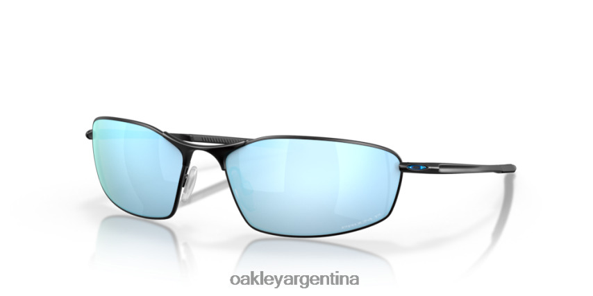 Oakley bigote NBFV42367 gafas Lentes prizm polarizadas deep water, montura negra satinada