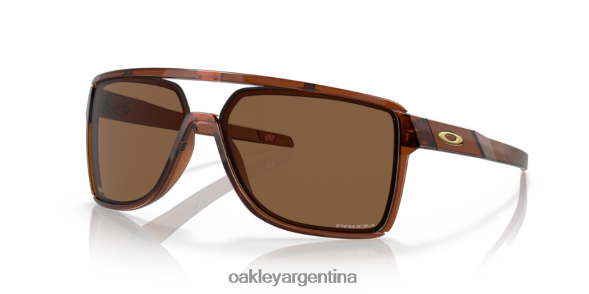 Oakley castillo NBFV42208 gafas lentes prizm bronce, montura rootbeer