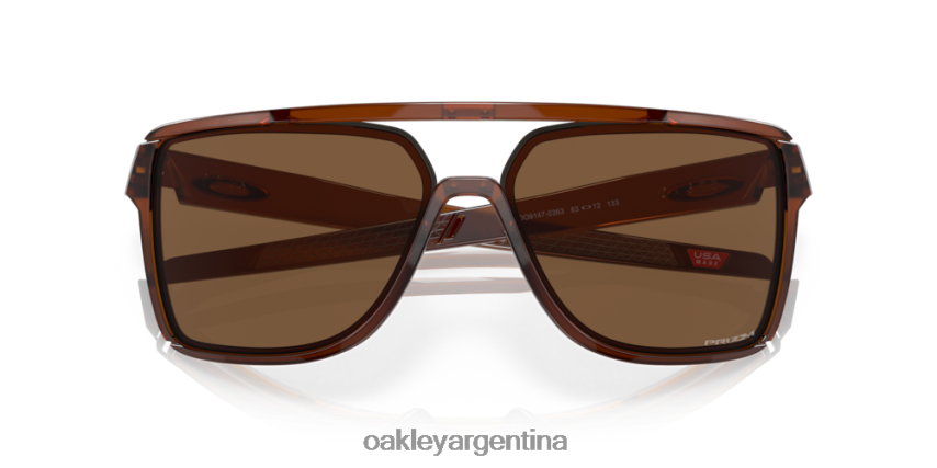 Oakley castillo NBFV42208 gafas lentes prizm bronce, montura rootbeer