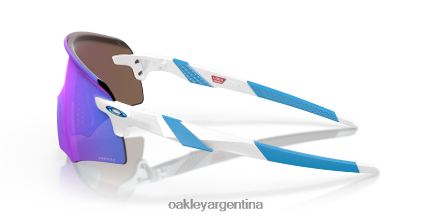 Oakley codificador NBFV421046 gafas Lentes Prizm de zafiro, montura blanca pulida.