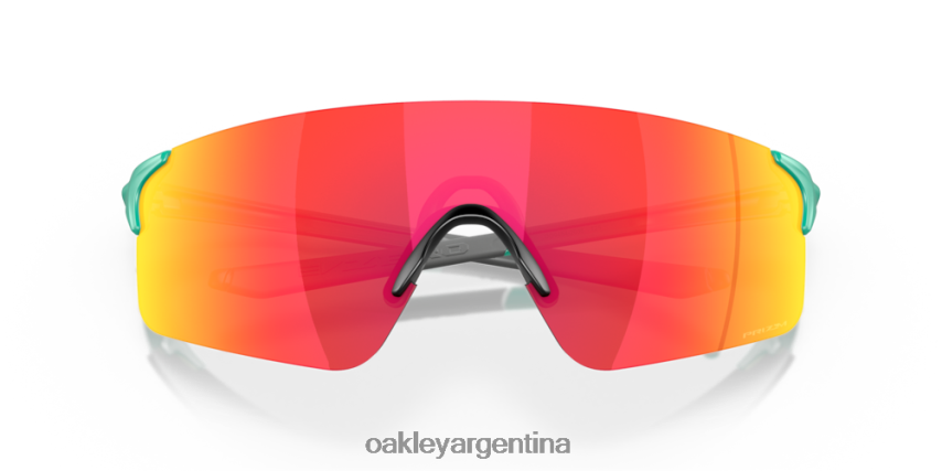 Oakley cuchillas evzero NBFV42286 gafas lentes prizm ruby, montura celeste mate