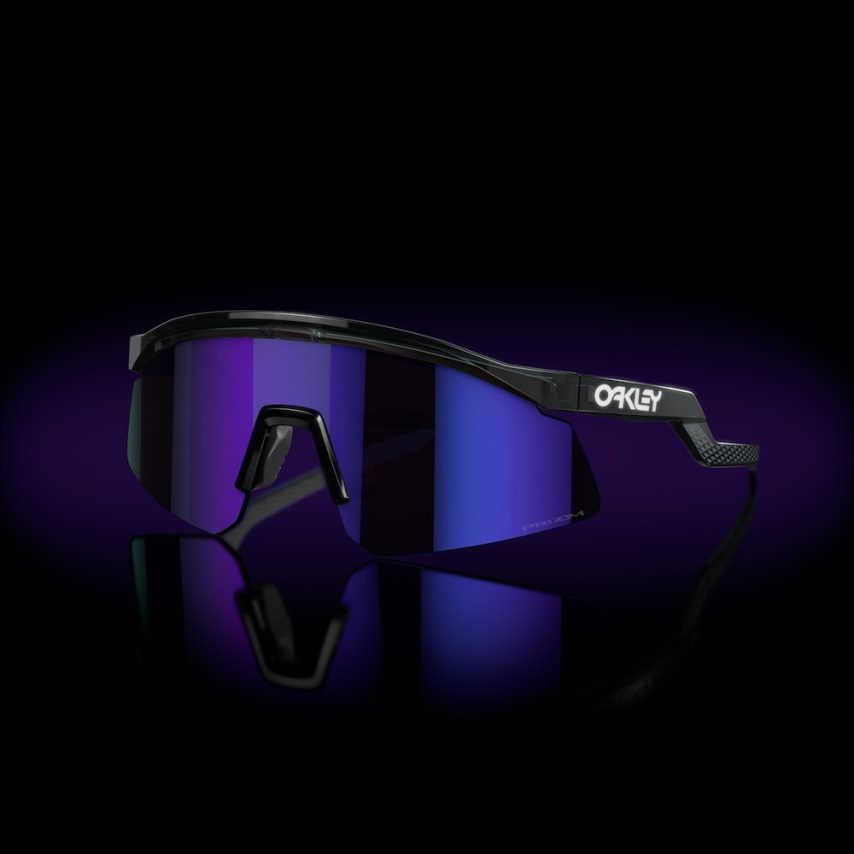 Oakley hidra NBFV42149 gafas lentes prizm violeta, montura cristal negro