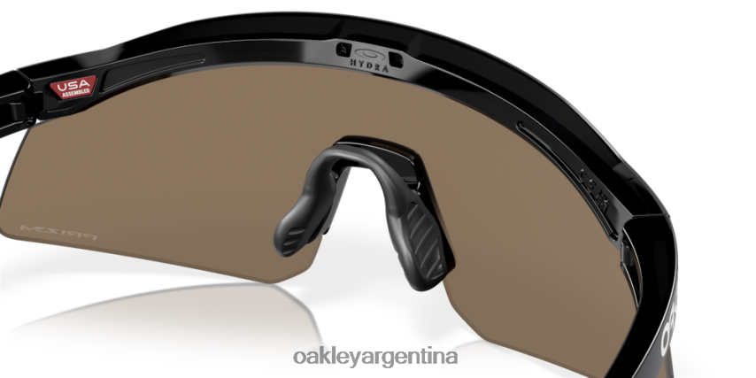 Oakley hidra NBFV42152 gafas Lentes prizm 24k, montura de tinta negra.