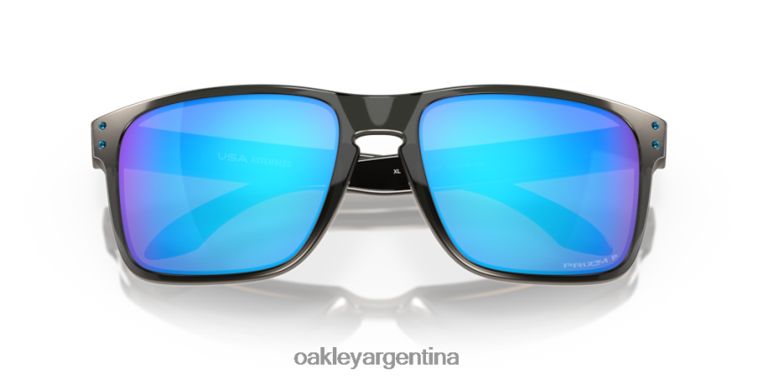 Oakley holbrook xl NBFV428 gafas lentes polarizadas prizm sapphire, montura gris humo