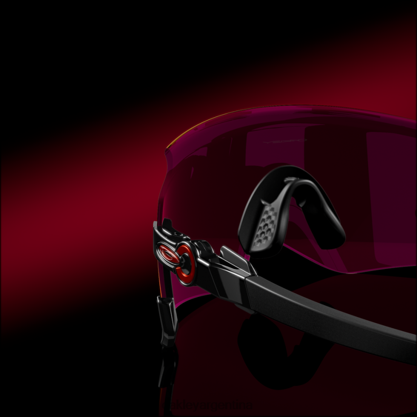 Oakley kato NBFV42988 gafas Lentes Prizm Road, montura negra pulida.