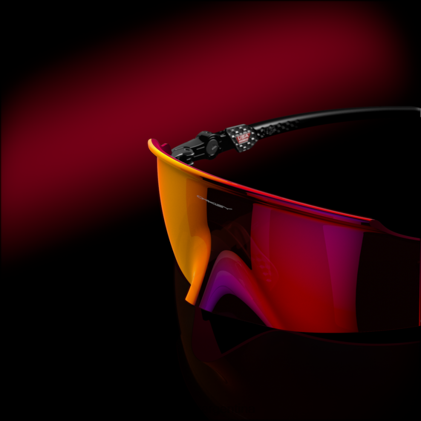 Oakley kato NBFV42988 gafas Lentes Prizm Road, montura negra pulida.