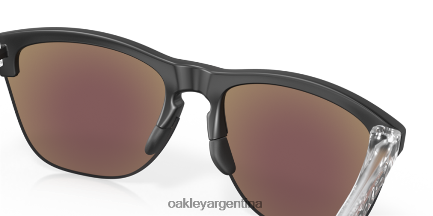 Oakley pieles de rana lite NBFV42213 gafas lentes prizm de zafiro, montura negra mate