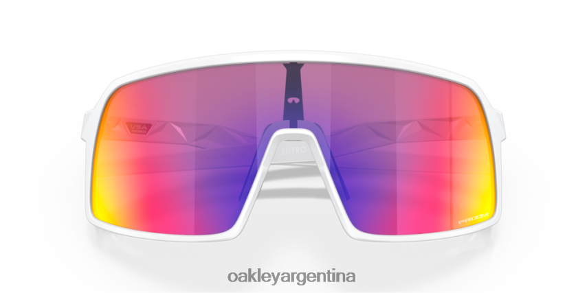 Oakley sutro s NBFV42276 gafas Lentes prizm road, montura blanca mate