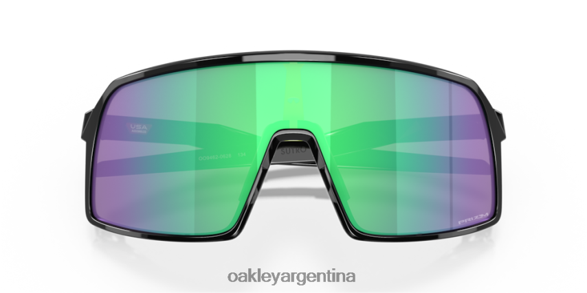 Oakley sutro s NBFV42277 gafas lentes prizm jade, montura negra pulida